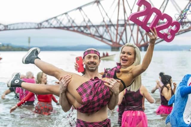 The community-organised Loony Dook in 2023 was a big hit.