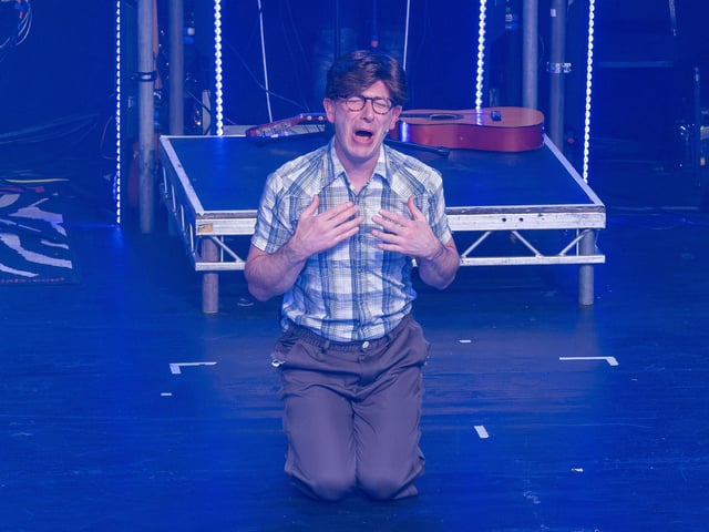 Iain Davidson provided a lot of entertainment through his character Franz.