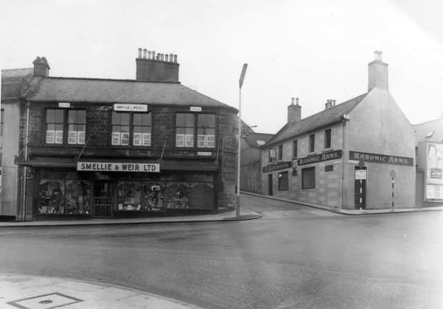 Smellie and Weirs and the Masonic Arms on either side of Silver Row.