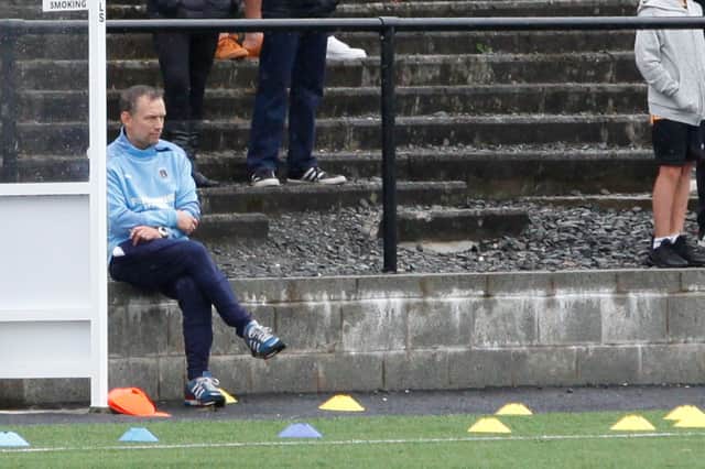 Max Christie watches Saturday's game against Bonnyrigg (Pic by Scott Louden)