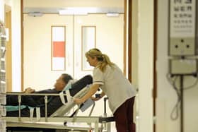 Half of the patients at Forth Valley Royal Hospital's A&E department wait longer than the four hour target for treatment or referral