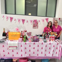 Wear it Pink fundraising event at Forth Valley Royal Hospital raises more than £2800