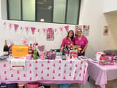 A Wear it Pink fundraiser, held at Forth Valley Royal Hospital, raised more than £2,800 for Breast Cancer Now.