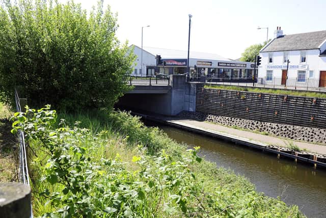 Young repeatedly closely followed one woman in the canal towpath and Bankside Industrial Estate areas of Falkirk. Other offences were carried out in Falkirk and Grangemouth.  Picture: Michael Gillen.
