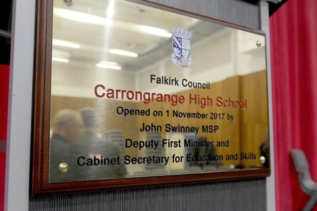 Carrongrange High School is the latest educational establishment to have an individual who has tested positive for COVID-19