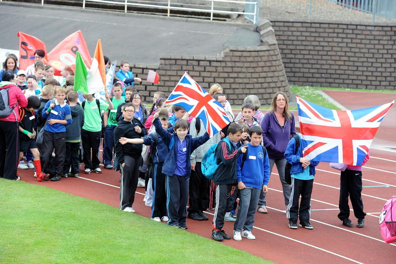 The mini Olympics was held at Grangemouth Stadium in 2012.