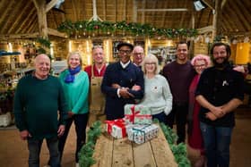 Jay Blades and the team of experts are getting ready to perform some festive magic - and they need your help. Pic: BBC