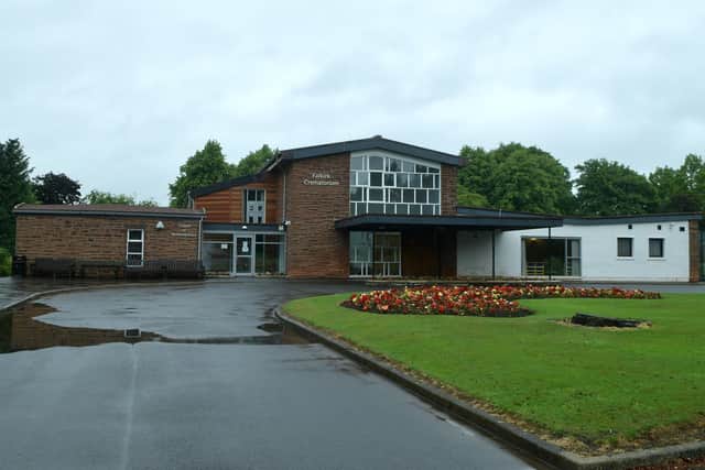 Falkirk Crematorium and Camelon Cemetery will be closed this weekend. Pic: Michael Gillen