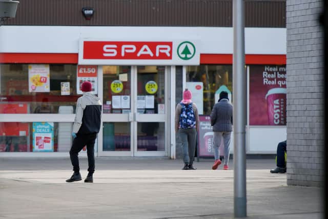 Muirhead stole cans of lager from the Spar store in Charlotte Dundas Court, Grangemouth