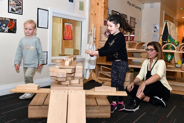 Youngsters learn while having lots of fun.