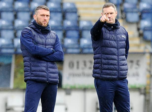 Lee Miller and David McCracken, along with goalkeeping coach Derek Jackson, have left Falkirk