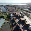 Warehouse storage at Grangemouth port is expected to grow by one third to 1 million square feet within three years. (Photo by Forth Ports)