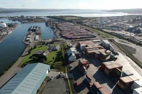 Warehouse storage at Grangemouth port is expected to grow by one third to 1 million square feet within three years. (Photo by Forth Ports)
