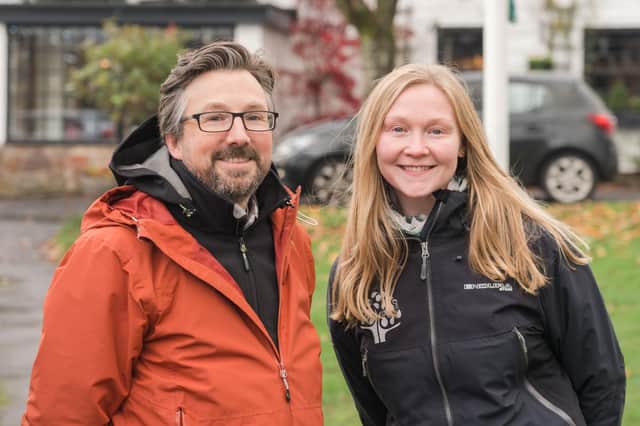 Stuart Guzinski and Jules Ryan from Forth Environment Link, who are leading the charity’s 20-minute neighbourhood project.