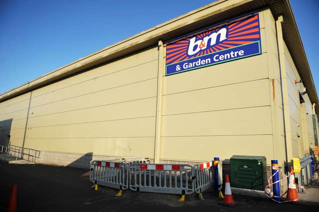 The B&M store in Tryst Road, Stenhousemuit had been forced to close its doors following a fire to allow repairs and a clean up operation to take place