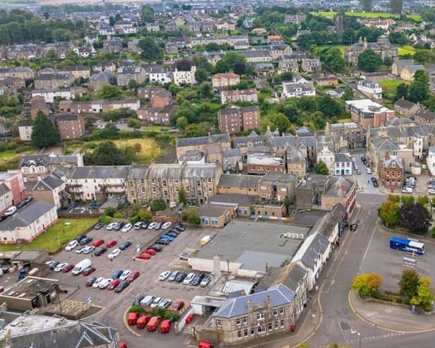 Falkirk Council is looking to create a new masterplan for Bo'ness town centre for the next 20 years.  (Pic: Scotdrone)