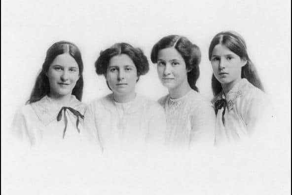 Mamie Martin (second from left) with her three sisters. Contributed.