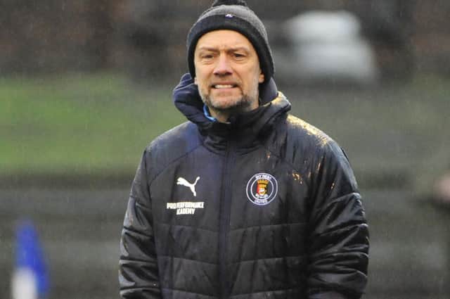 Bo'ness United manager Max Christie (Photo: Alan Murray)
