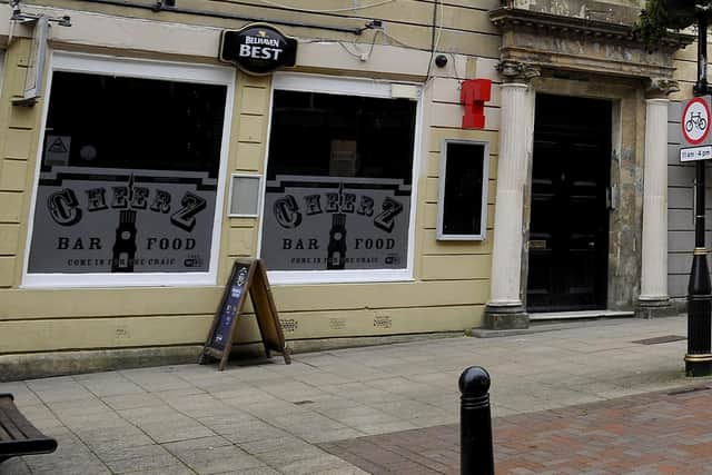 Cheerz Bar in Falkirk will open its doors for the first time in three months on July 6. Picture: Michael Gillen.