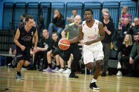 Falkirk's Sony Centre Fury taking on Edinburgh Kings, destined to be their opponents in March in a play-off semi-final now called off, at Grangemouth Sports Complex last November. Picture Roberto Cavieres