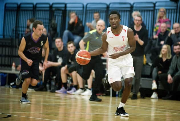 Falkirk's Sony Centre Fury taking on Edinburgh Kings, destined to be their opponents in March in a play-off semi-final now called off, at Grangemouth Sports Complex last November. Picture Roberto Cavieres