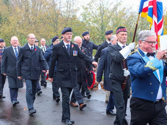 The annual Remembrance parade took place in Bo'ness on Sunday.