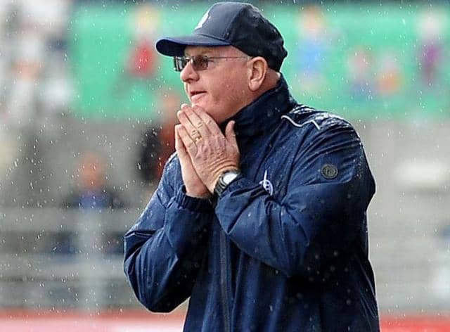 John McGlynn has his sights set on getting Falkirk into a higher division at last (Pic by Michael Gillen)