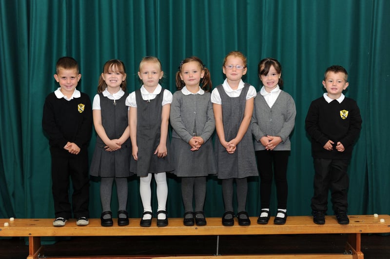Falkirk district P1 classes in 2013.