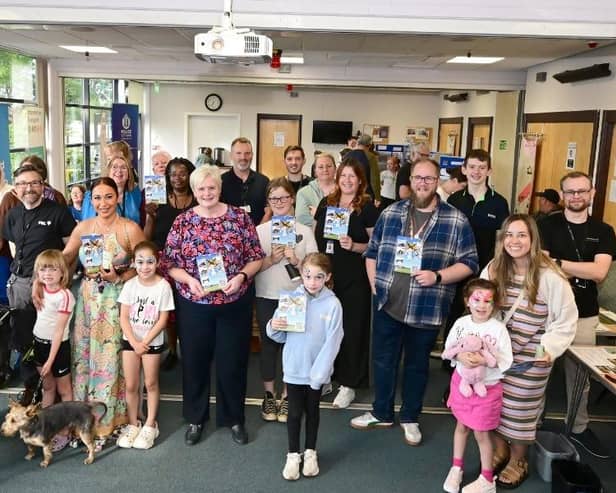 Some of those who attended the launch of Camelon Community Action Plan. Pic: Falkirk Council