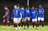 22-10-2024. Picture Michael Gillen. STIRLING. Forthbank Stadium. Rangers FC B v Stenhousemuir FC. SPFL Trust Trophy, Scottish Challenge Cup. Season 2024 - 2025. Second goal Rangers, Danilo Pereria Da Silva 9.