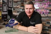 Ian Hutchison, from Larbert, won Best Evening Entertainment (DJ's) at the Confetti Wedding Awards 2025.  (Pic: Michael Gillen)