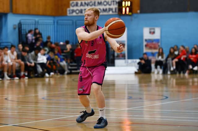 Jonny Bunyan playing for Glasgow Rocks against Falkirk Fury at Grangemouth Sports Complex in March this year. (Photo: Michael Gillen)
