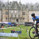 Falkirk's Callendar Park has been chosen to host the 2024 National Cyclo-cross Championships: Callendar House plays backdrop during last year's National Series event (Pics by Alan Murray)