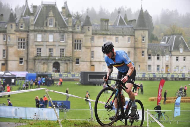 Falkirk's Callendar Park has been chosen to host the 2024 National Cyclo-cross Championships: Callendar House plays backdrop during last year's National Series event (Pics by Alan Murray)