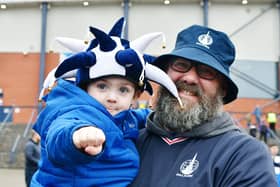 Falkirk fans at Hampden
