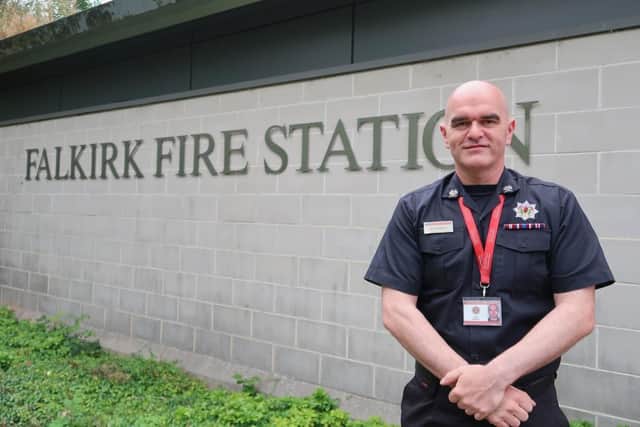 Area commander Ross Robison is now the man in charge of operations for the Falkirk area(Picture: Submitted)