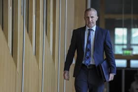 Michael Matheson, health secretary and MSP for Falkirk West, has come under fire for an £11,000 bill for roaming charges.  (Pic: Lisa Ferguson)