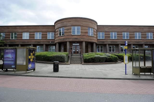 Hyland appeared at Falkirk Sheriff Court yesterday having admitted recklessly damaging property