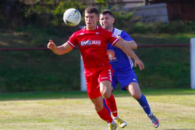 Key man Euan Baird has left Camelon to join St Cadoc's in the West of Scotland League set-up (Photo: Scott Louden)