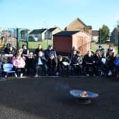 The event saw staff, pupils and members of the community come together.