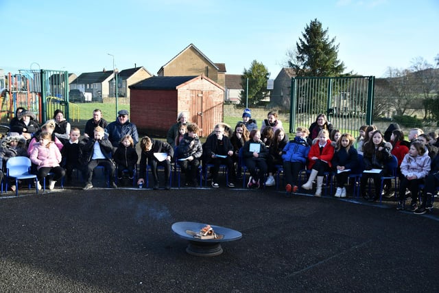 The event saw staff, pupils and members of the community come together.