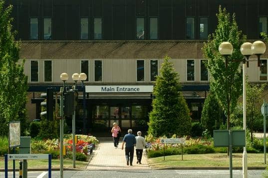 St John's Hospital is at capacity, along with others in NHS Lothian area.
