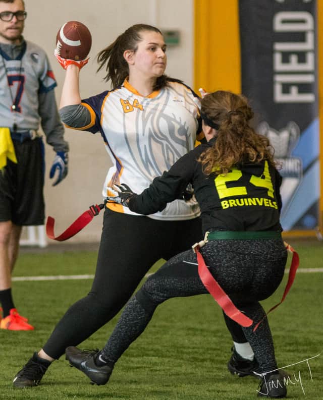 The Fillies are part of the Grangemouth Flag Football Club, one of the most successful clubs in the country (Pic: Jimmy Thomson)