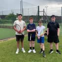 Falkirk Lawn Tennis Club’s Division Two team secured the title and promotion to Tennis Central Scotland Summer League’s Division One thanks to an unbeaten campaign (Pics by FLTC)