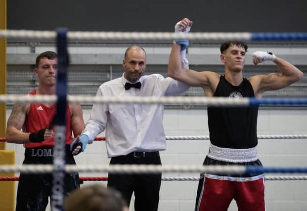 Sparta Boxing Club’s Taylor Black was a Boxing Scotland Elite Development Championship title winner over the weekend (Photo: Eindp Sports Photography)