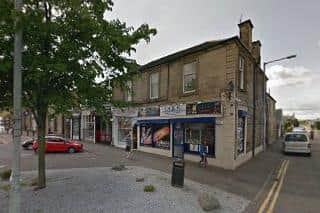 Mathewson spat at the shopkeeper at a premises in Grahams Road, Falkirk