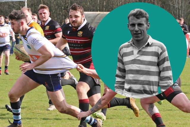 Falkirk stock photo vs Preston Lodge (Photo: Gordon Honyeman) Inset, mystery player (Photo: Getty Images/Allsport)