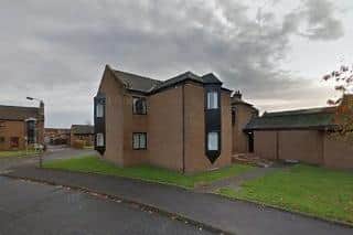 Lebzuch behaved in threatening manner at a premises in Castings Avenue, Falkirk