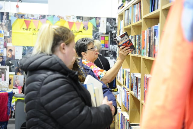 The store is nearly double the size of its previous local branch and it continues to stock popular items including books and clothes.