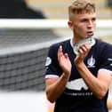 Falkirk midfielder Finn Yeats says he's now looking to go forward rather than sit back (Pic: Michael Gillen)